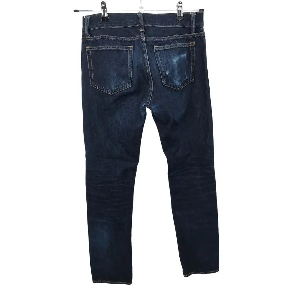 J. Crew Mercantile Dark Wash Slim Straight Jeans Mens 30x32